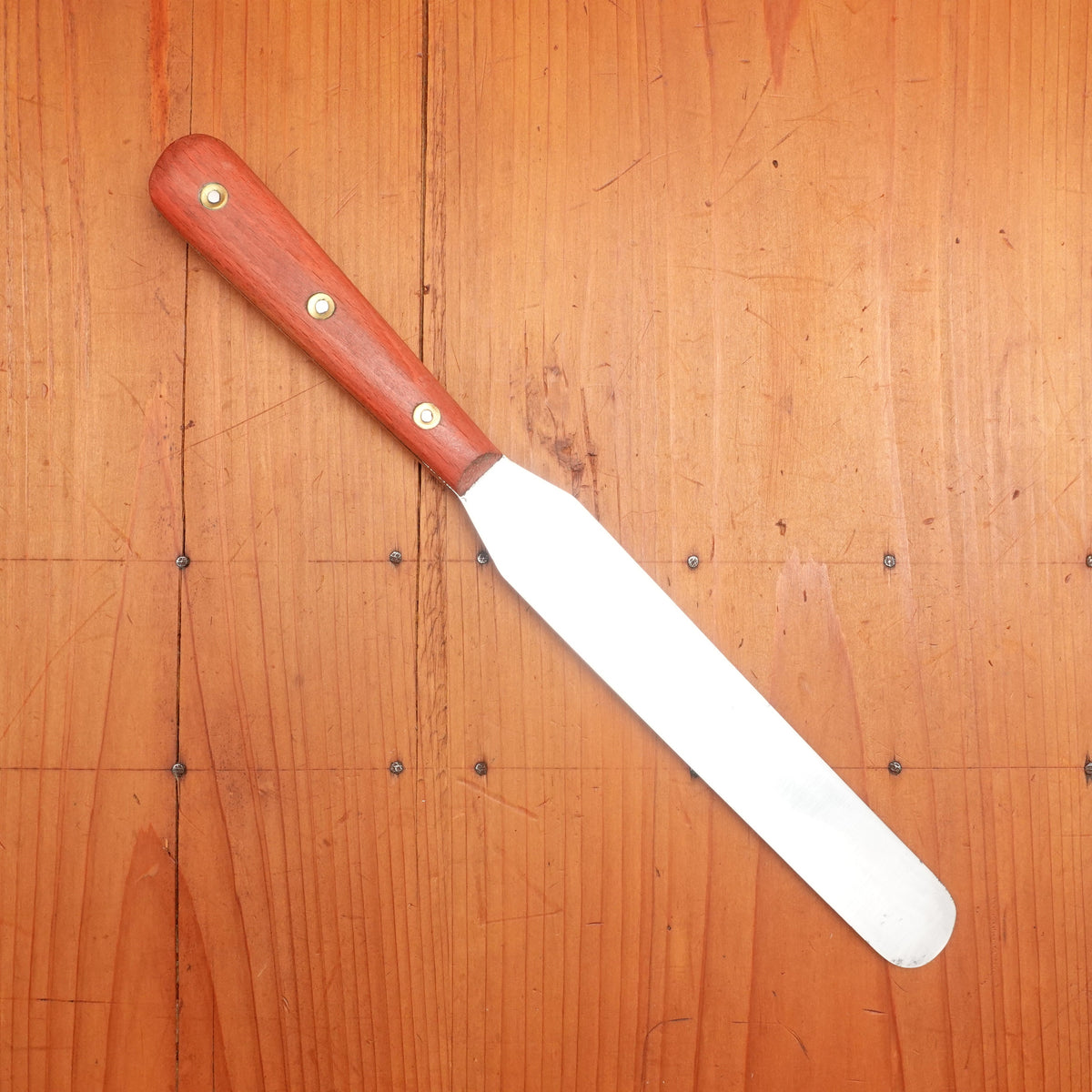 New Old Stock 18cm / 7" Spatula Forged Stainless Steel Thiers, France 1950-60s