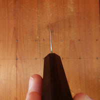 New Old Stock Konosuke Sakai Keiai NT 210mm Gyuto Stainless Black Damascus Oct Ebony Handle