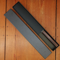 New Old Stock Konosuke Sakai Keiai NT 210mm Gyuto Stainless Black Damascus Oct Ebony Handle