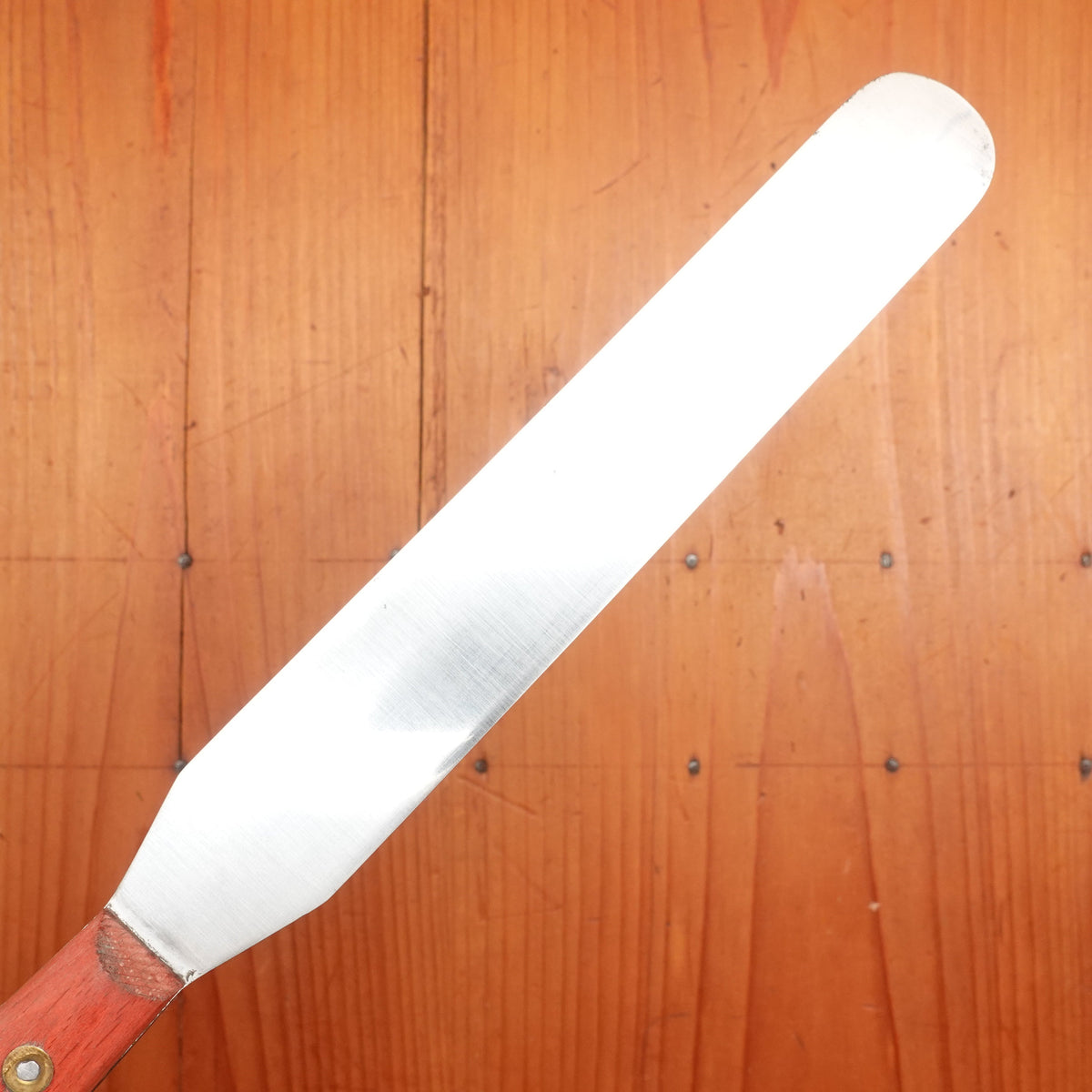 New Old Stock 18cm / 7" Spatula Forged Stainless Steel Thiers, France 1950-60s