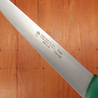 Friedr Herder Don Carlos 8.25” Breaking Knife Straight Stiff Stainless Green