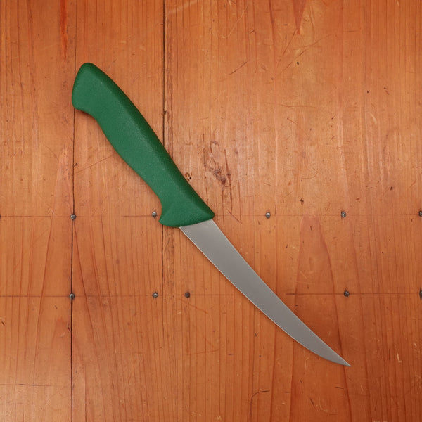 Friedr Herder Don Carlos 6" Boning Knife Curved Flex Stainless Green