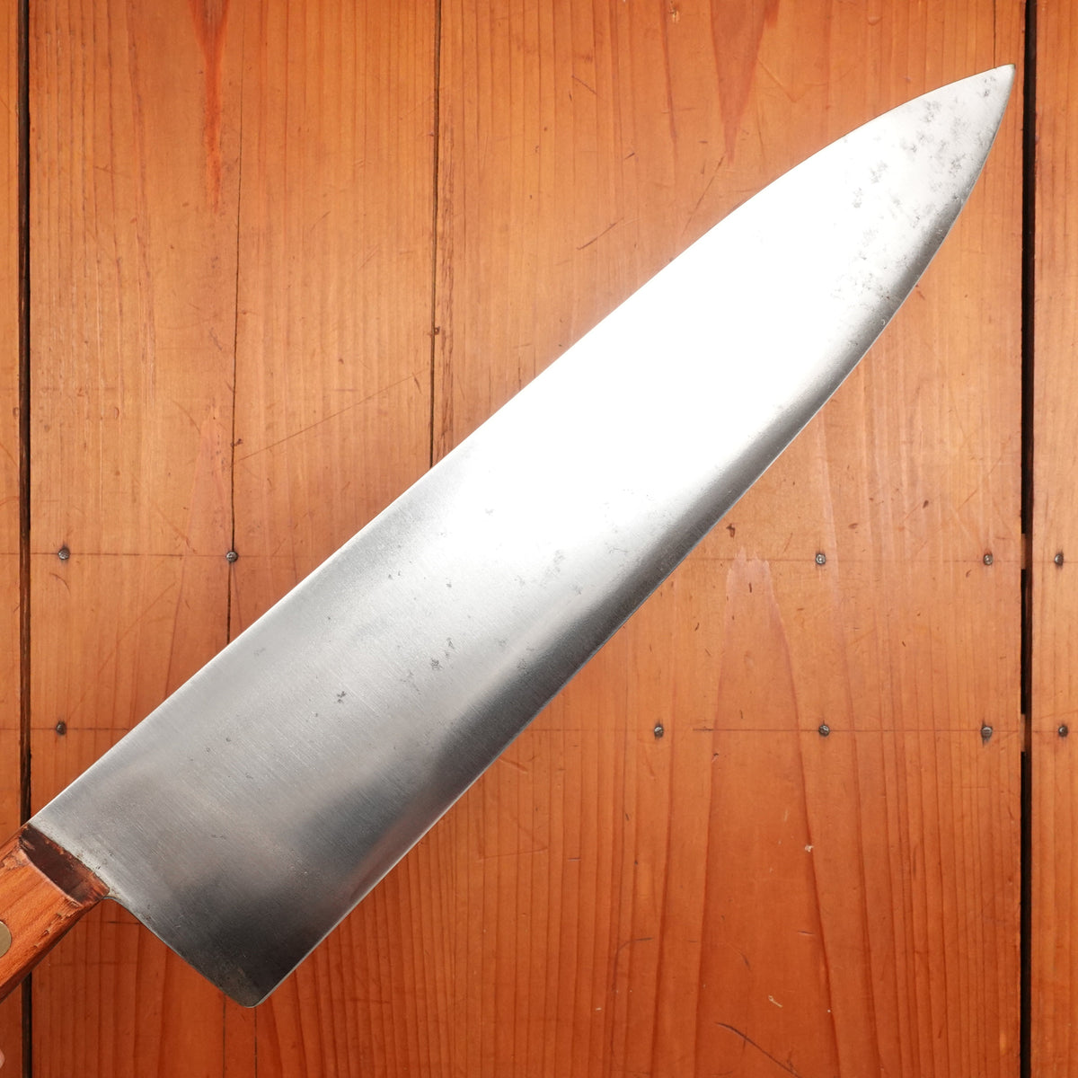 New Old Stock La Suprema 11.5" Chef Knife Carbon Italy ~1960s