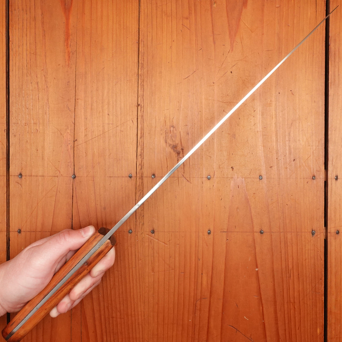 New Old Stock La Suprema 11.5" Chef Knife Carbon Italy ~1960s