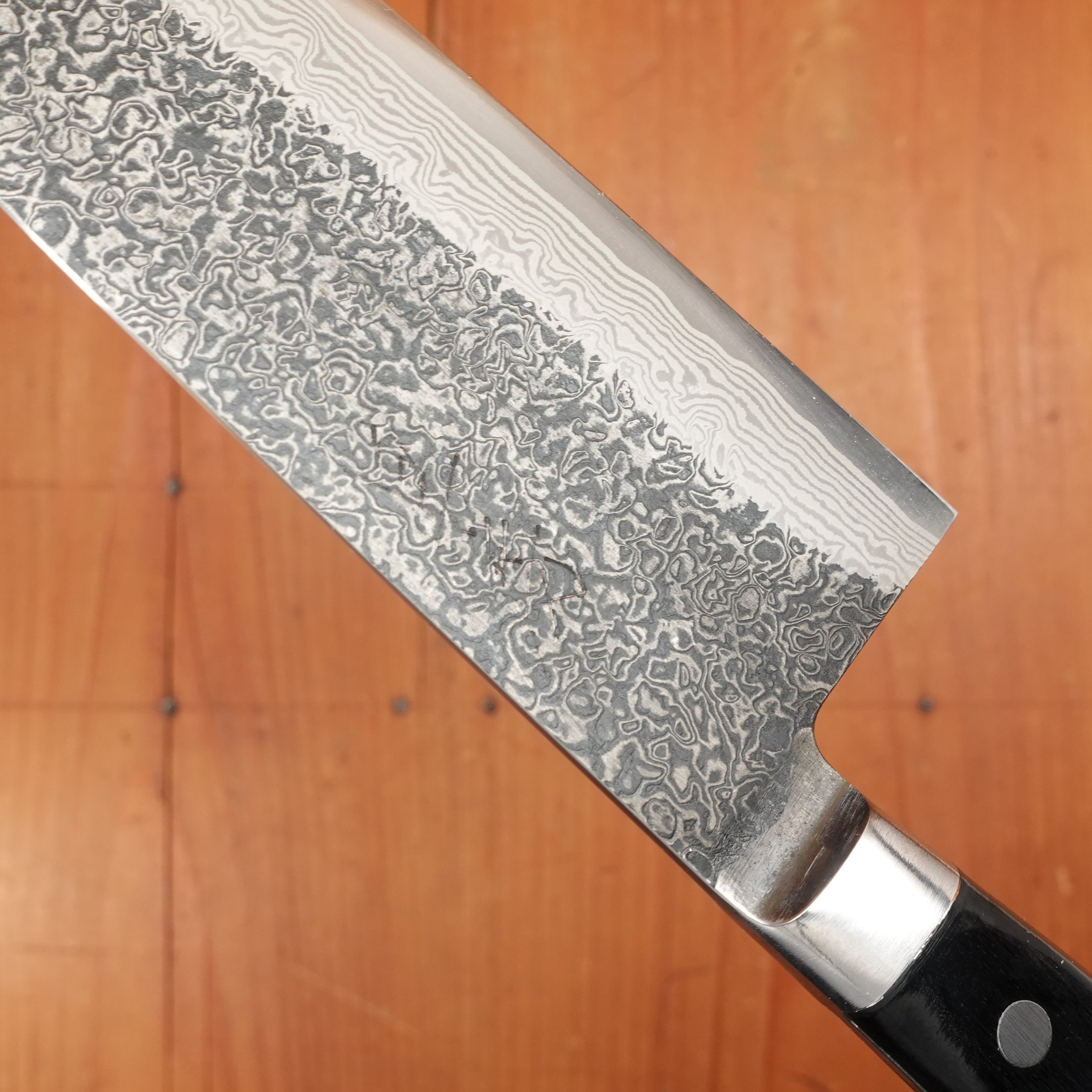 New Old Stock Yoshikane 180mm Santoku SLD Suminagashi Western