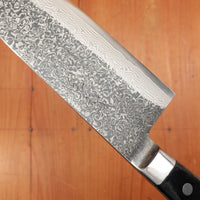 New Old Stock Yoshikane 180mm Santoku SLD Suminagashi Western Handle