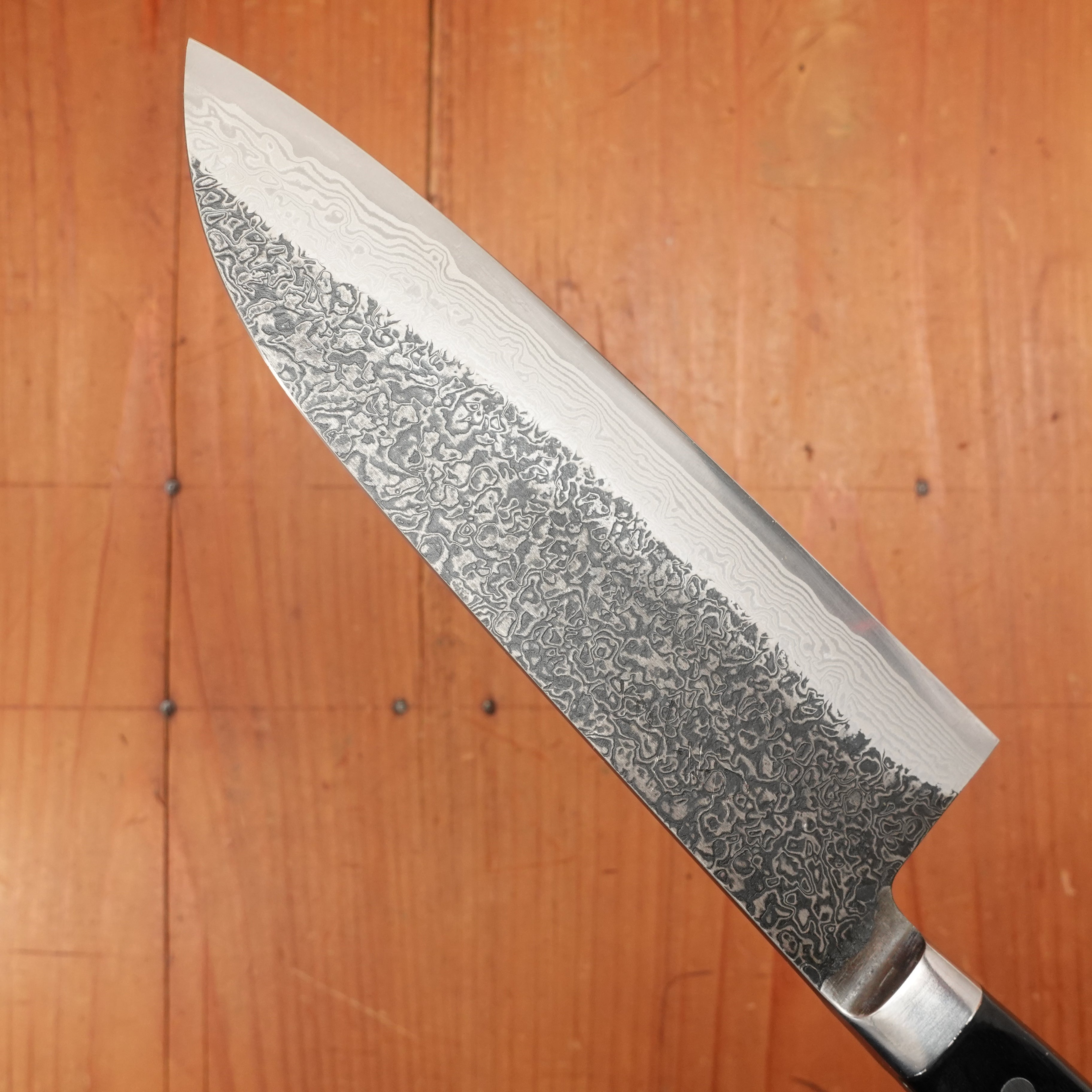New Old Stock Yoshikane 180mm Santoku SLD Suminagashi Western