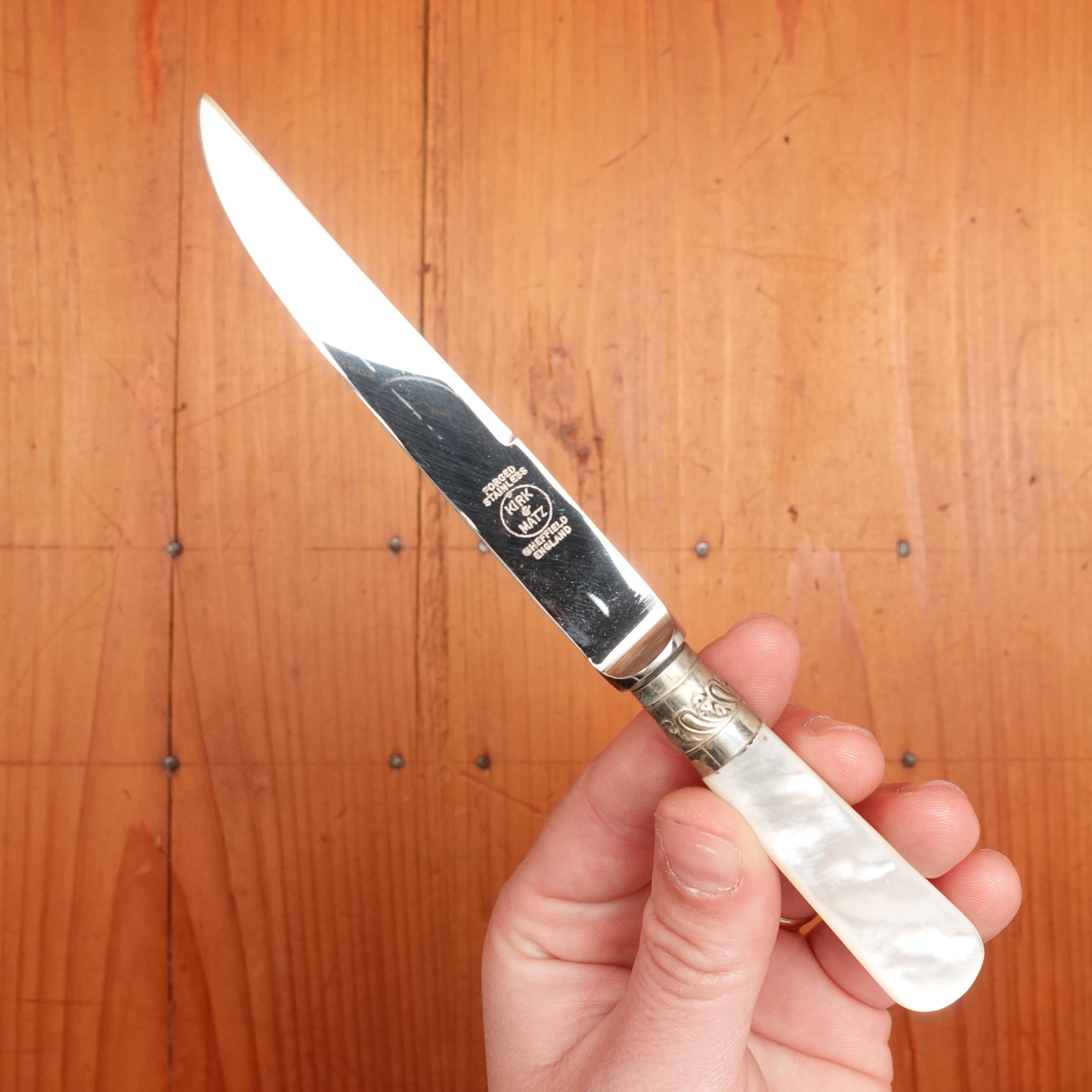 Kirk's Matz Genuine Pearl Fruit Knife England Lil' Charcuteries