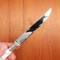 Kirk's Matz Genuine Pearl Fruit Knife England Lil' Charcuteries Cheeseboard Etc. Sheffield, England