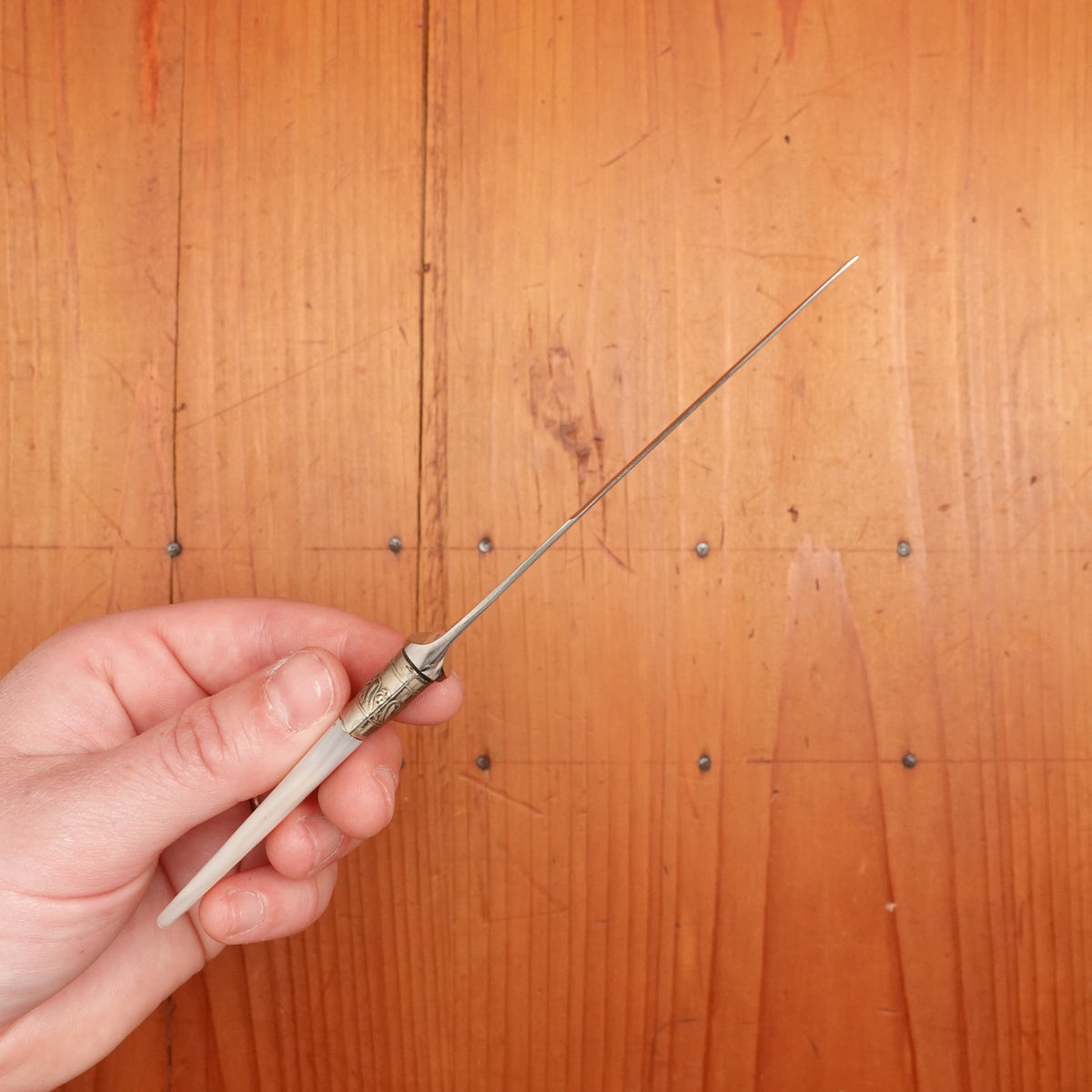 Kirk's Matz Genuine Pearl Fruit Knife England Lil' Charcuteries Cheeseboard Etc. Sheffield, England