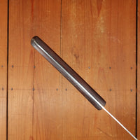 New Old Stock Pino Extra 12.75" Narrow Round Nosed Slicer Carbon Plum Wood Handle Maniago, Italy ~1950s 60s