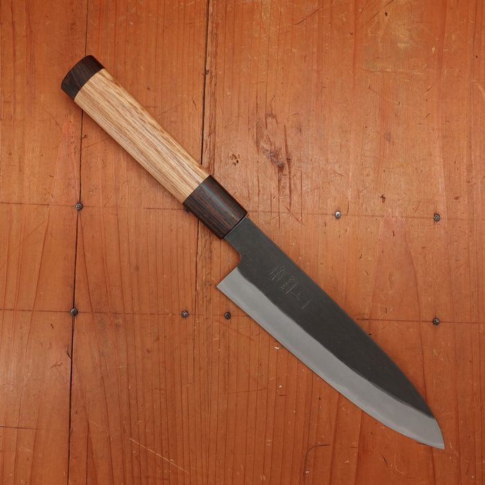 Tagai Sanjo 150mm Petty Stainless Clad Shirogami 2 Oak and Wenge Handle