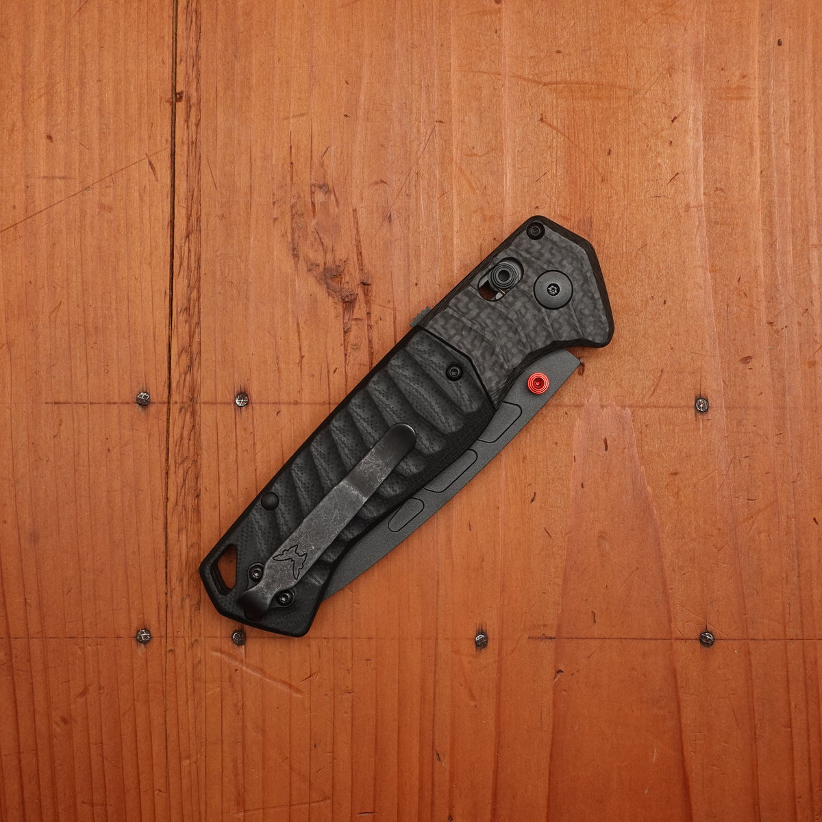 Benchmade 593BK-01 PSK Drop Point CPM-Magna-Cut AXIS Assist Carbon Fiber & Black G10 Handle