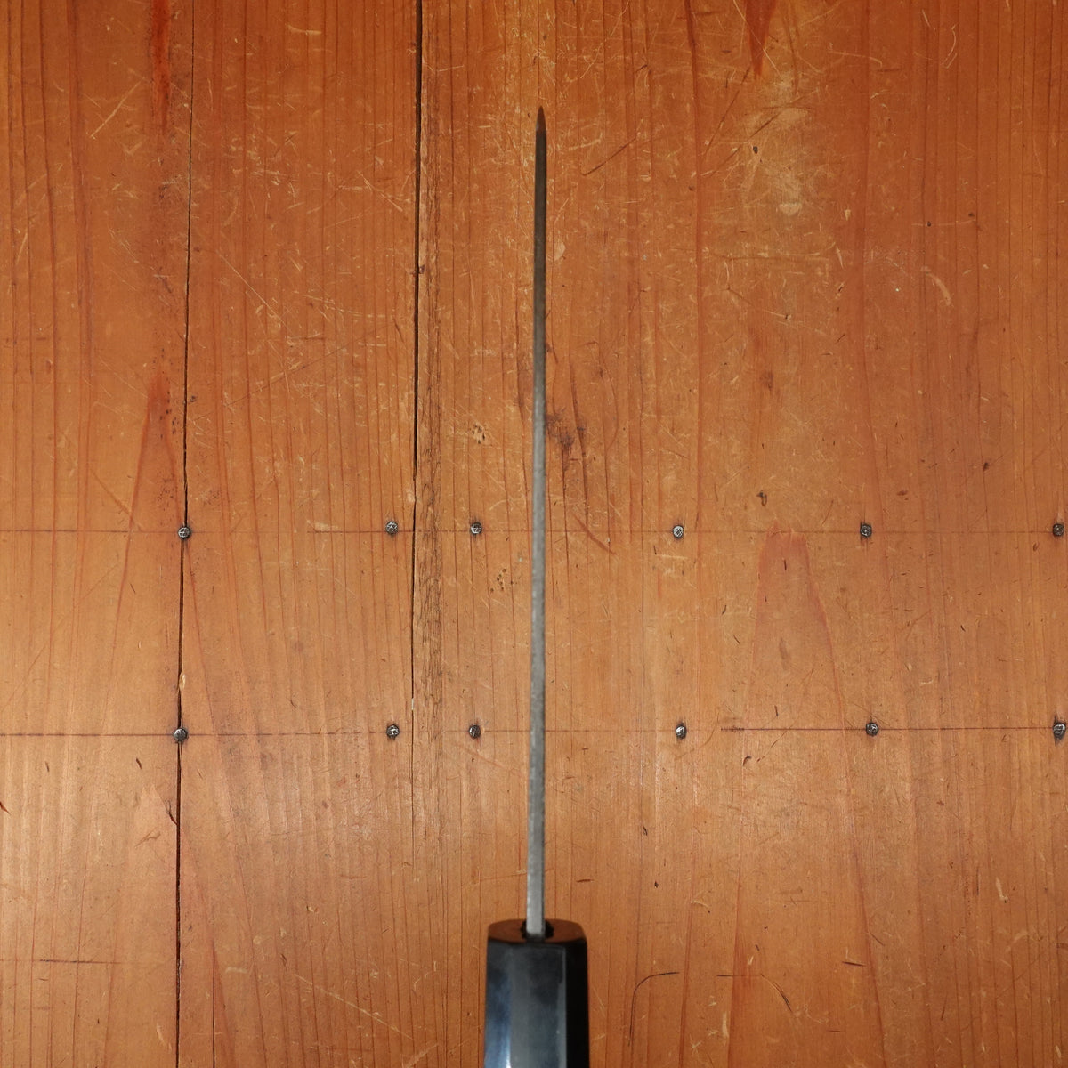 Hatsukokoro Kurosagi 165mm Santoku Aogami Super Kurouchi San Mai Walnut Handle