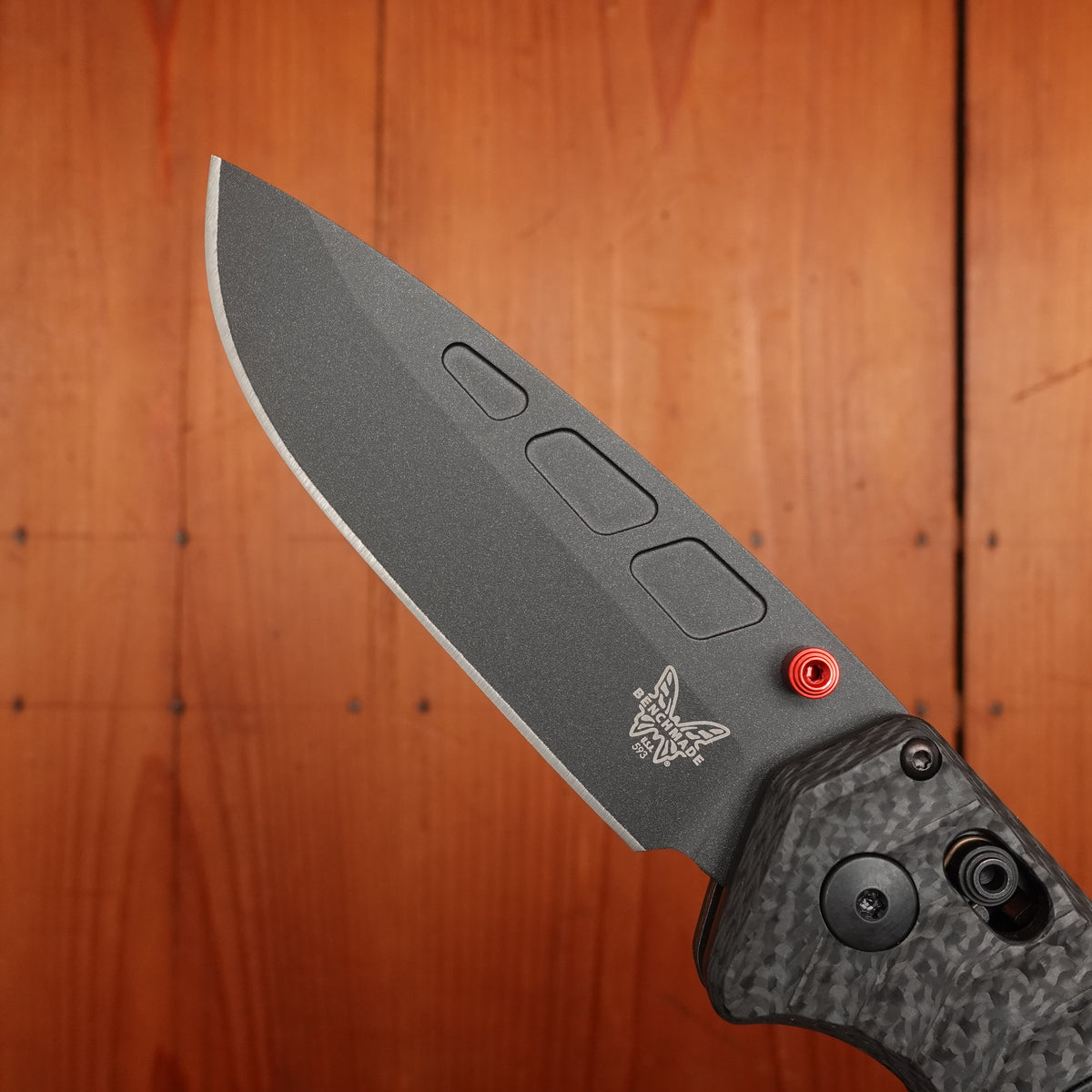 Benchmade 593BK-01 PSK Drop Point CPM-Magna-Cut AXIS Assist Carbon Fiber & Black G10 Handle