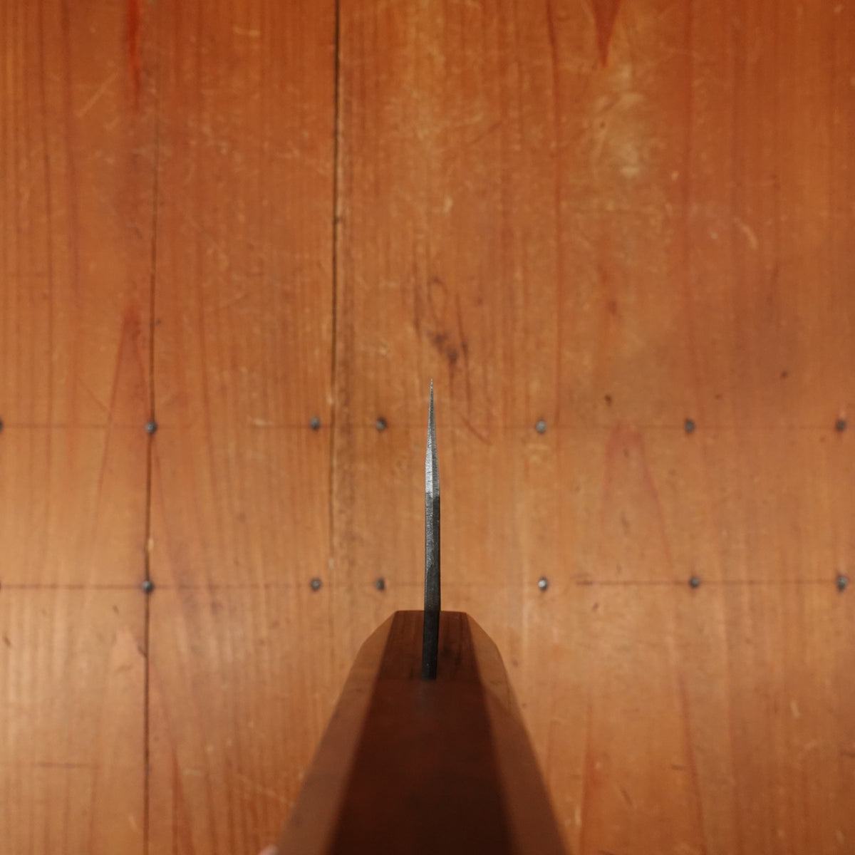 Hatsukokoro Kurosagi 165mm Santoku Aogami Super Kurouchi San Mai Walnut Handle