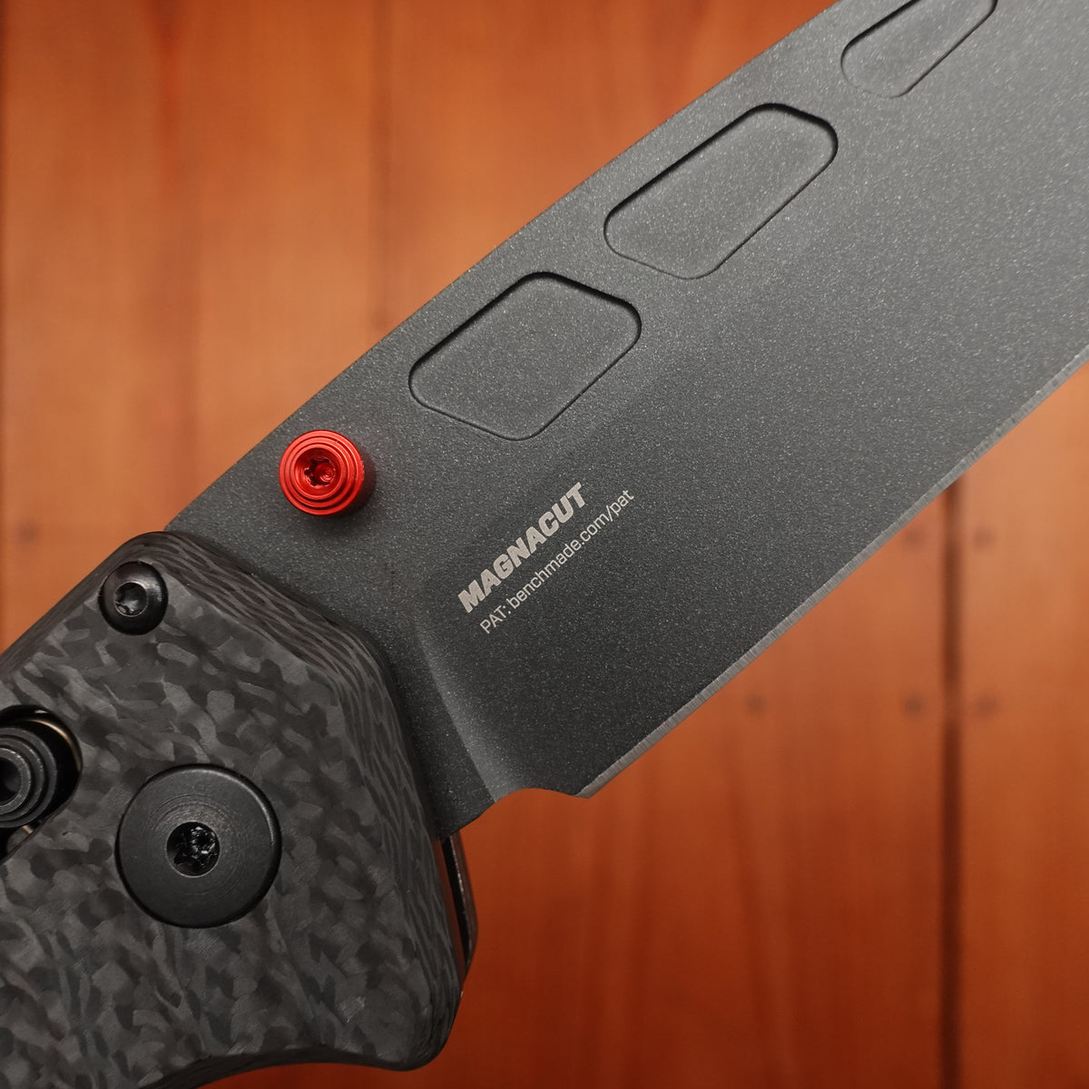 Benchmade 593BK-01 PSK Drop Point CPM-Magna-Cut AXIS Assist Carbon Fiber & Black G10 Handle