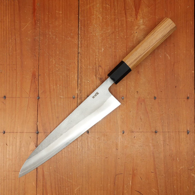 Yoshikane Hamono 210mm Gyuto SKD Nashiji Teak Handle