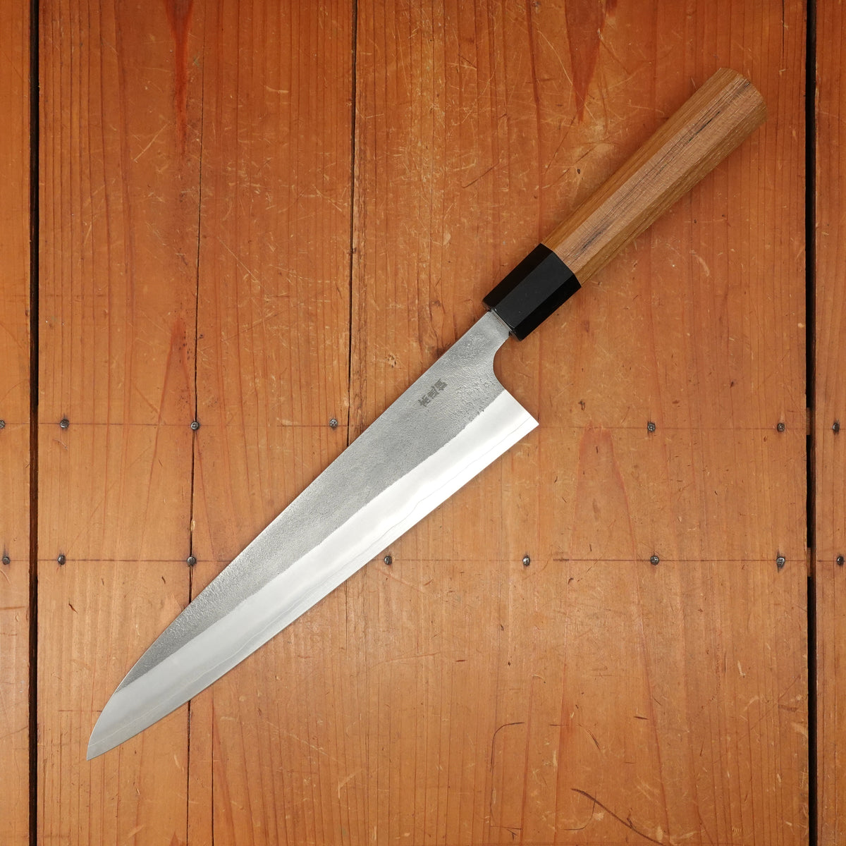 Yoshikane Hamono 240mm Gyuto SKD Nashiji Teak Handle