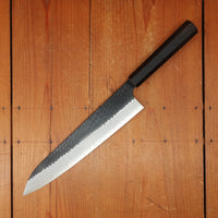 Nigara Hamono 270mm Gyuto SG2 Kurouchi Tsuchime Ebony Handle