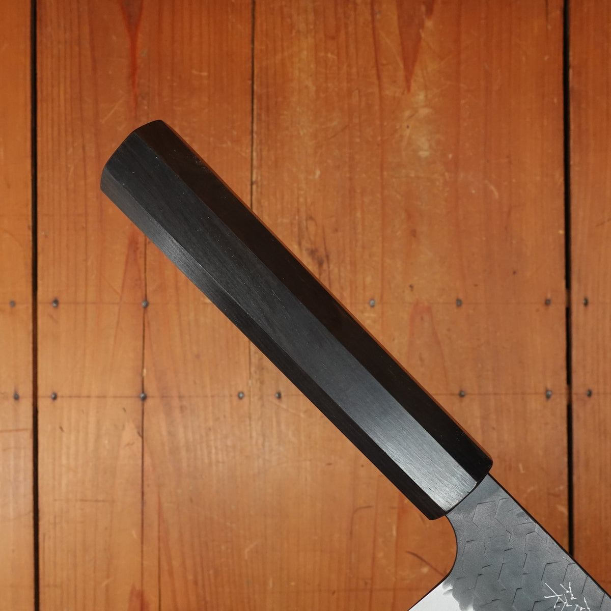 Nigara Hamono 270mm Gyuto SG2 Kurouchi Tsuchime Ebony Handle