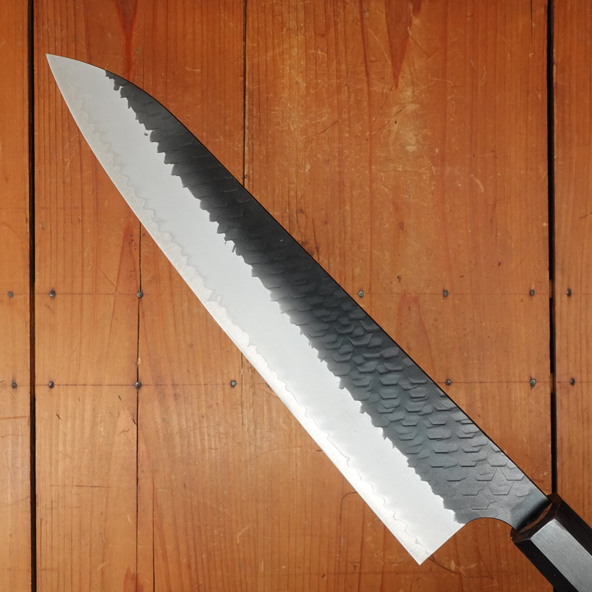 Nigara Hamono 270mm Gyuto SG2 Kurouchi Tsuchime Ebony Handle