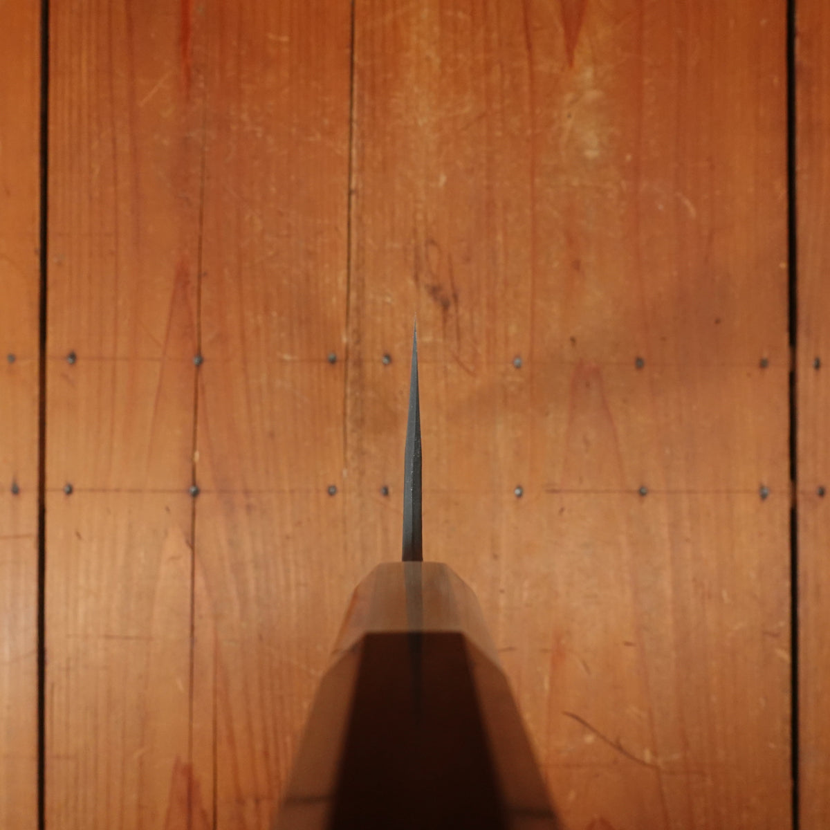 Masuda Yoshihide Kurozome 210mm Gyuto Aogami 1 Damascus Ebony with Black Buffalo Horn Handle