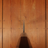 Masuda Yoshihide Kurozome 210mm Gyuto Aogami 1 Damascus Ebony with Black Buffalo Horn Handle
