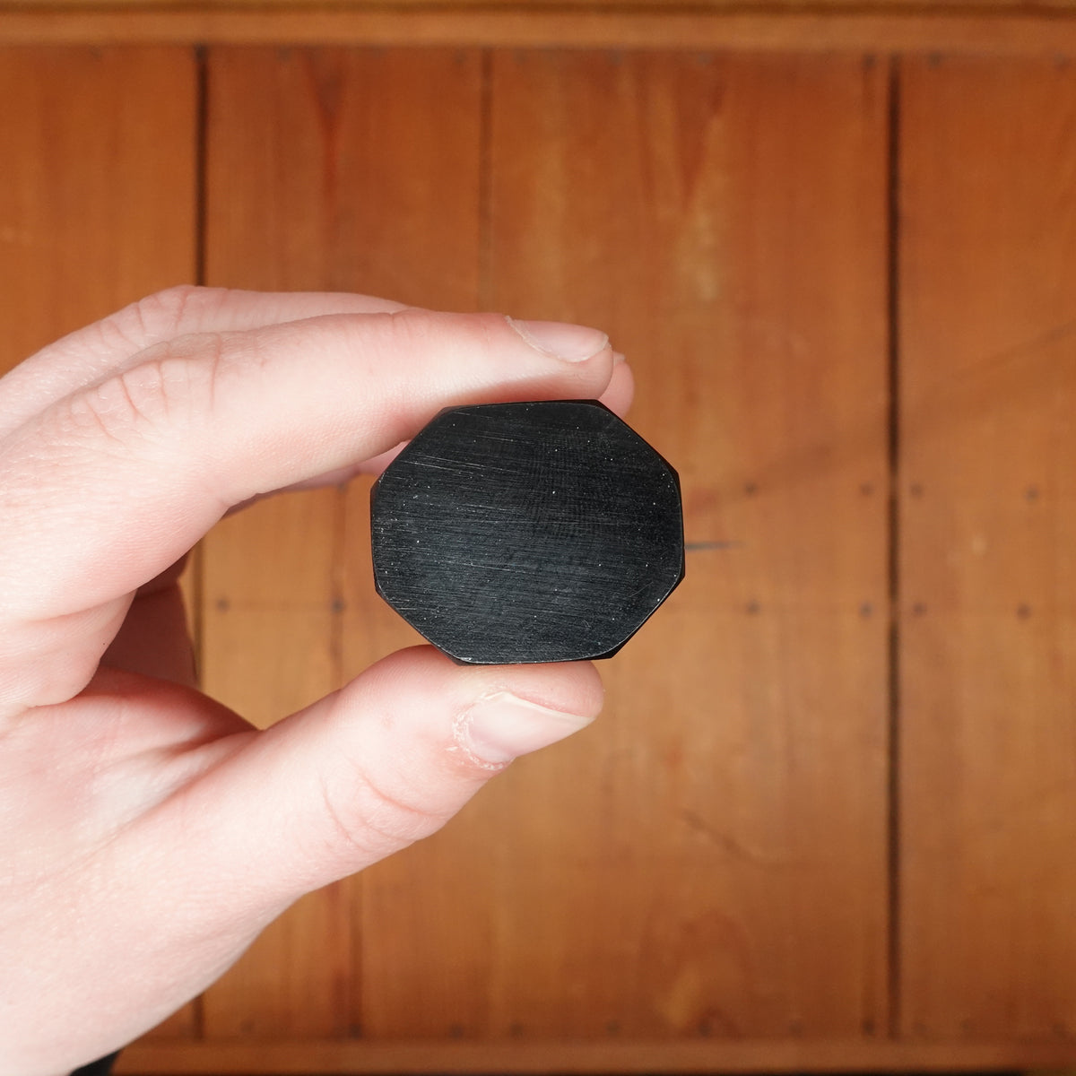 Masuda Yoshihide Kurozome 240mm Gyuto Aogami 1 Damascus Ebony with Black Buffalo Horn Handle