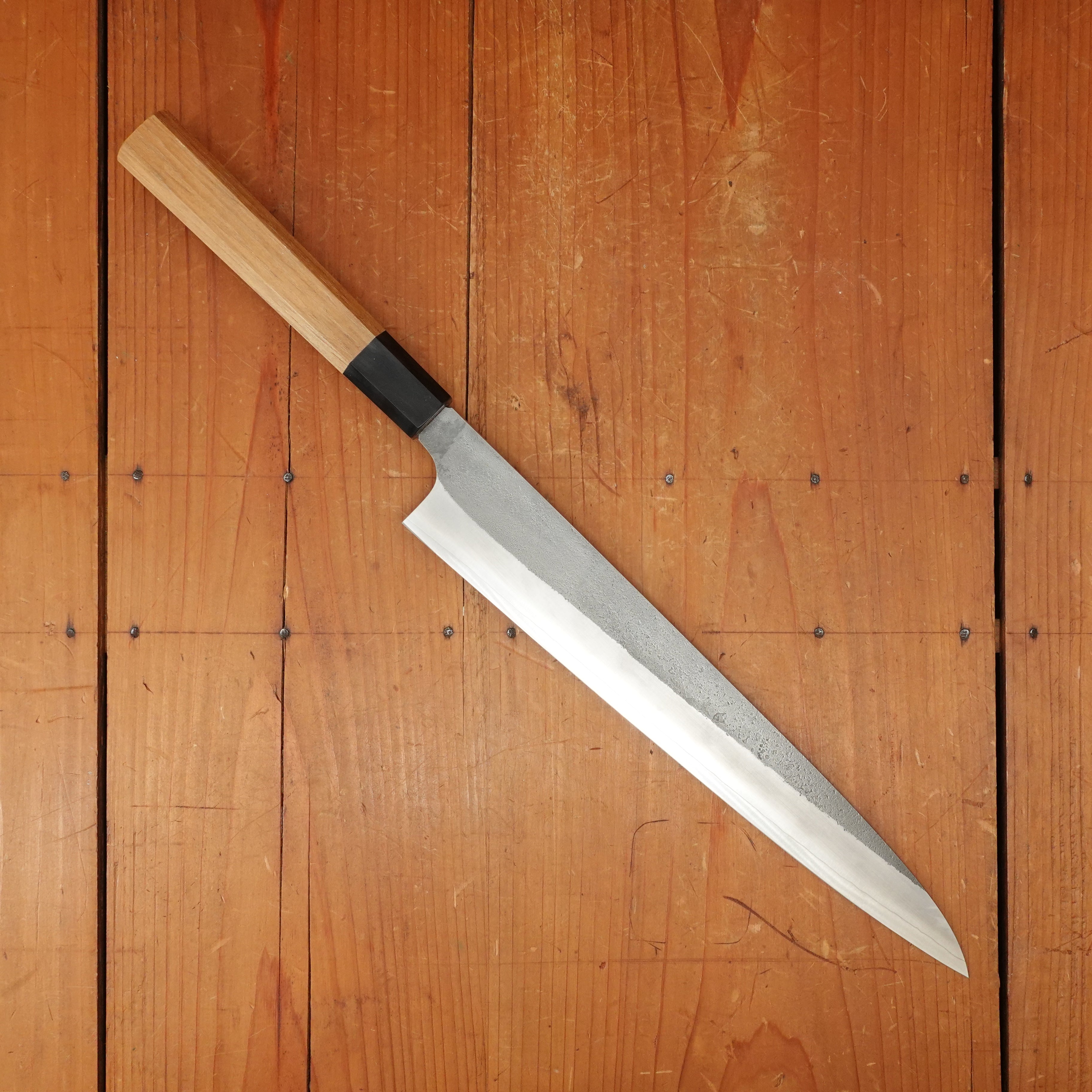 Yoshikane Hamono 270mm Sujihiki SKD Nashiji Teak Handle – Bernal