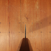 Hatsukokuro Kurogane 165mm Nakiri Iron Clad Aogami 2 Kurouchi Mono Ebony Handle