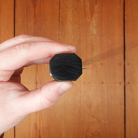 Hatsukokuro Kurogane 165mm Nakiri Iron Clad Aogami 2 Kurouchi Mono Ebony Handle