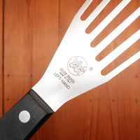 Due Buoi Stainless Slotted Fish Spatula POM Handle - LEFTY