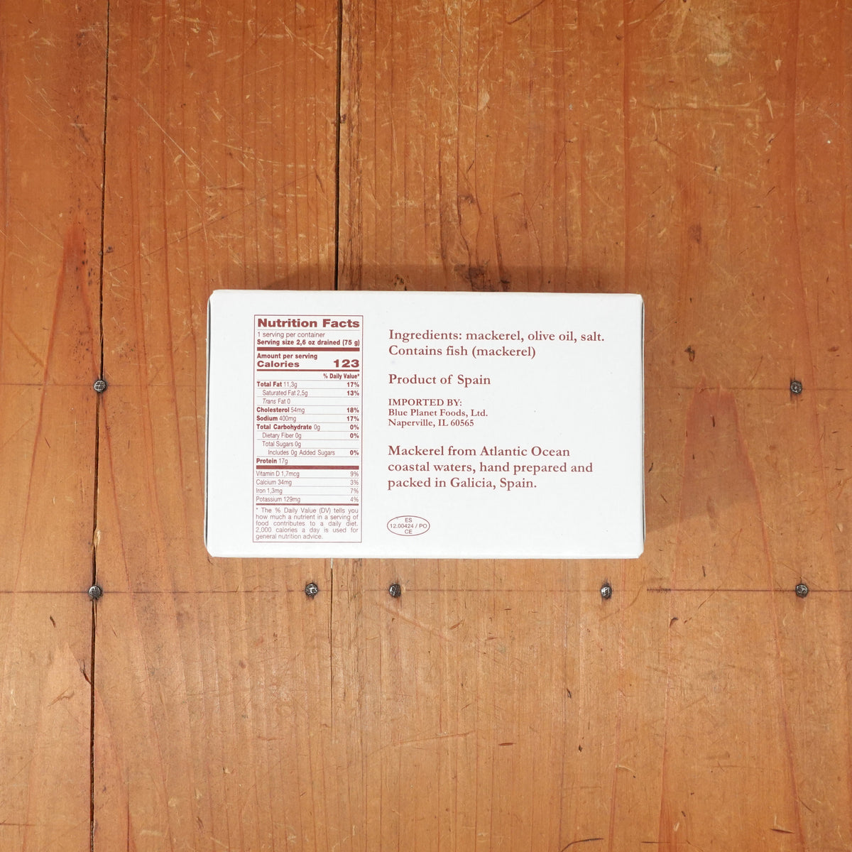 Donostia Foods Mackerel Fillets in Olive Oil - 4.2oz