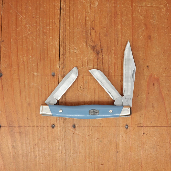 Buck Knives 301 Stockman - Synthetic Blue Handle
