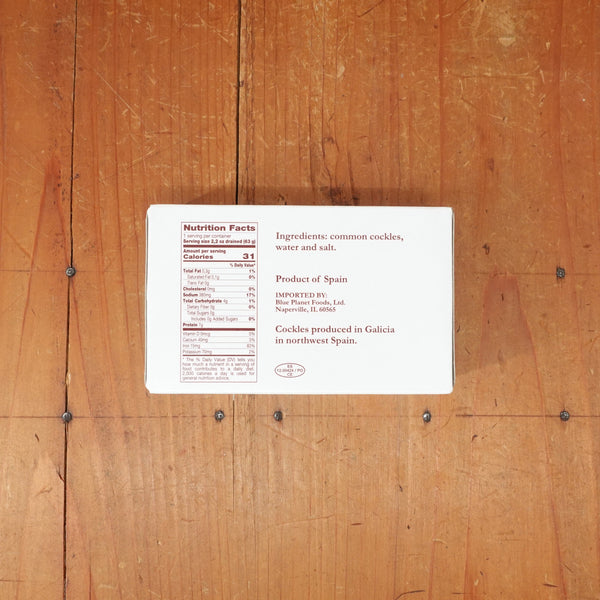 Donostia Foods Cockles in Brine (Berberechos al Natural) - 4oz