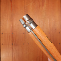 Opinel Straight Back Carbon Ring Lock Beechwood Handle