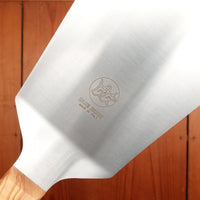 Due Buoi Stainless Wide BBQ Spatula Olive Handle