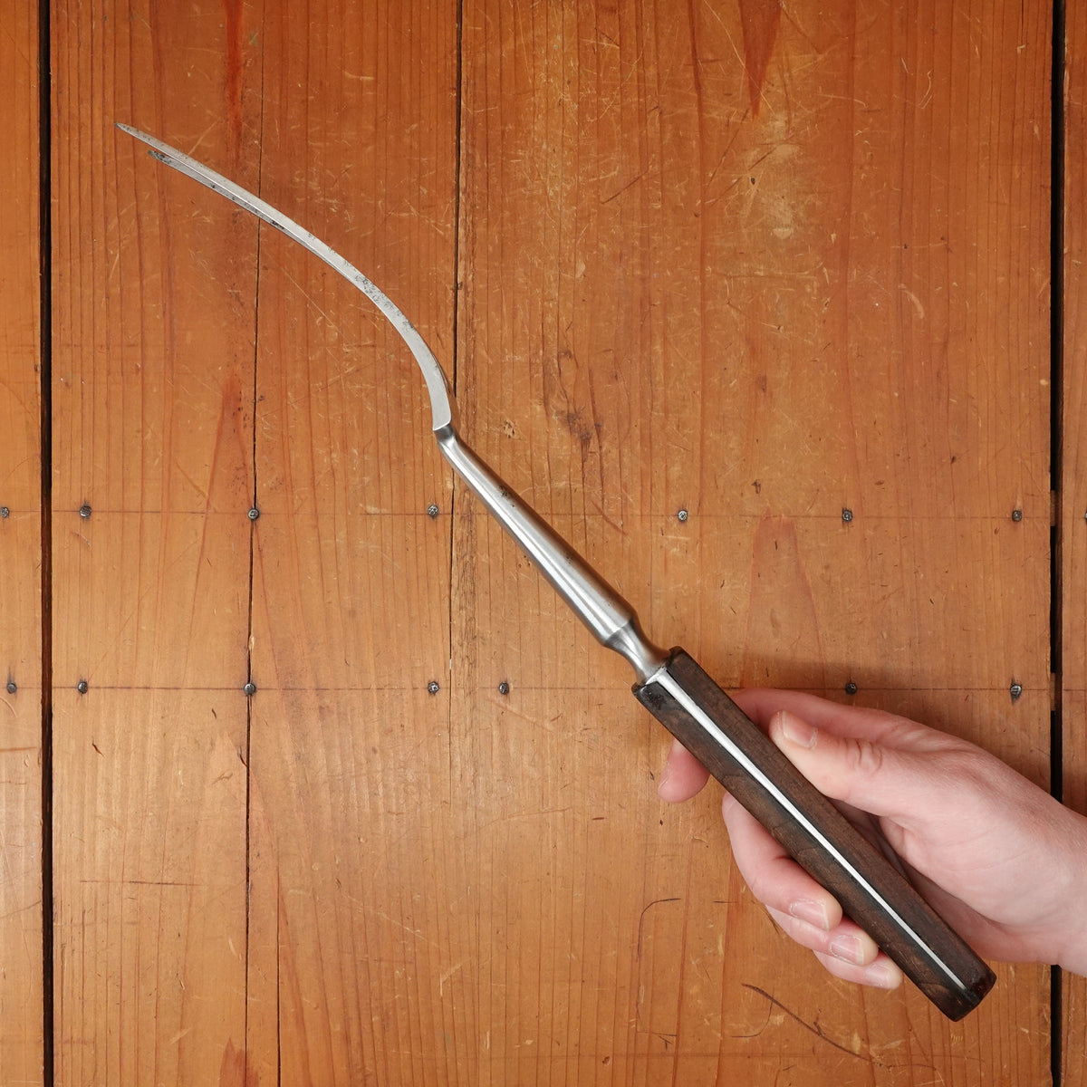 Lamson 14” Fork Hand Forged Carbon Steel USA 1930s-60s