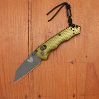 Benchmade 290BK-2 Full Immunity Wharncliffe CPM-M4 AXIS Lock Woodland Green Handle