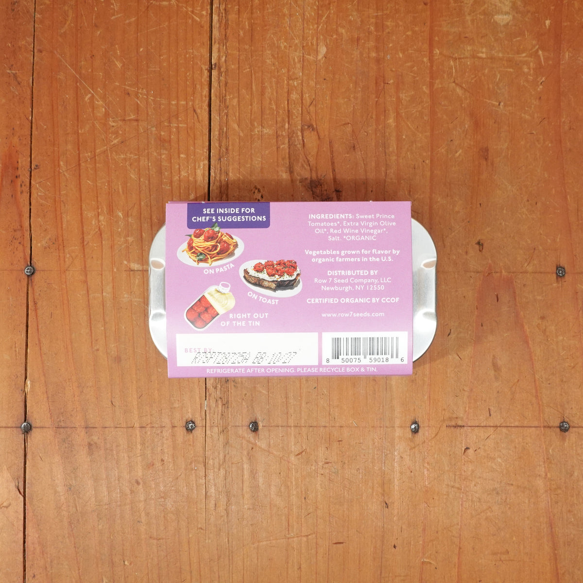 Row 7 Sweet Prince Tomato Tin -4.2oz
