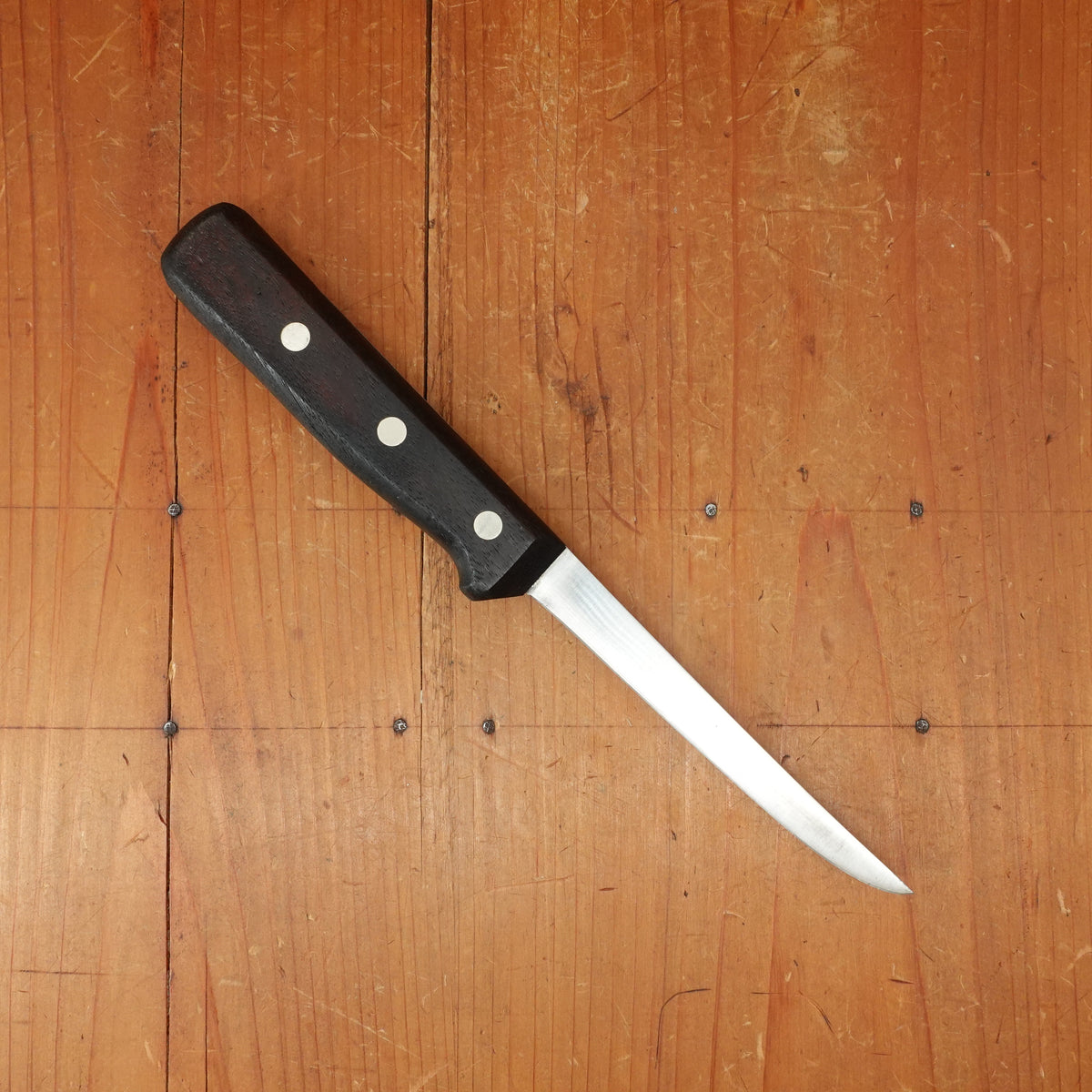 Victoria / Forschner 5" Boning Knife Stainless Steel Rosewood Switzerland 1950s-60s