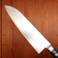 Morihei Hisamoto Hagane 185mm Santoku Carbon Steel Pakka Handle