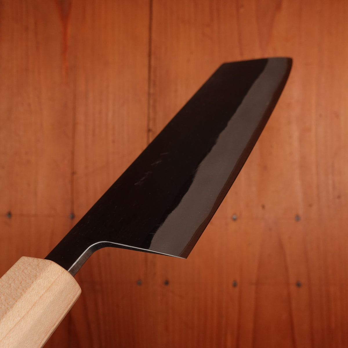 Hitohira TD 165mm Nakiri Stainless Clad Aogami 2 Kurouchi Walnut Handle