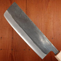 Hitohira TD 165mm Nakiri Stainless Clad Aogami 2 Kurouchi Walnut Handle