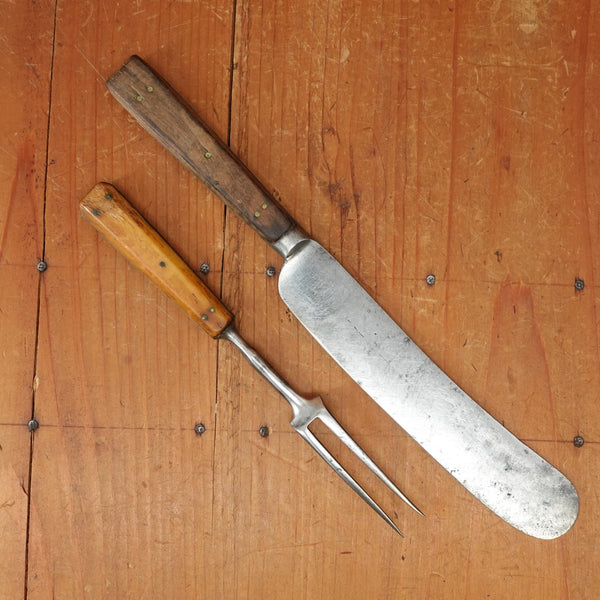 William Greaves and Sons Table Knife Set Stag Shear Steel Sheffield 1801-1825