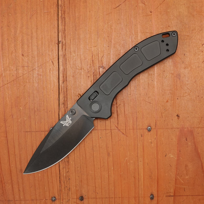 Benchmade 743BK-01 Mini Narrows Drop Point CPM-20CV AXIS Lock Black Titanium Handle