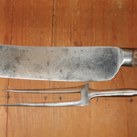 William Greaves and Sons Table Knife Set Stag Shear Steel Sheffield 1801-1825
