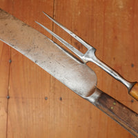 William Greaves and Sons Table Knife Set Stag Shear Steel Sheffield 1801-1825