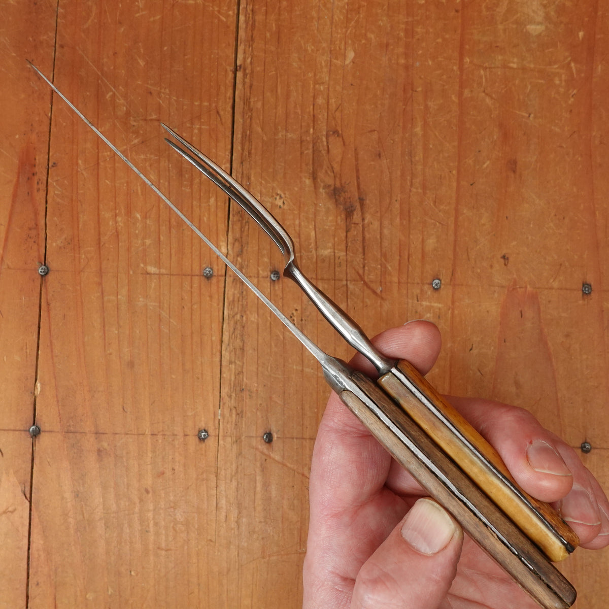 William Greaves and Sons Table Knife Set Stag Shear Steel Sheffield 1801-1825